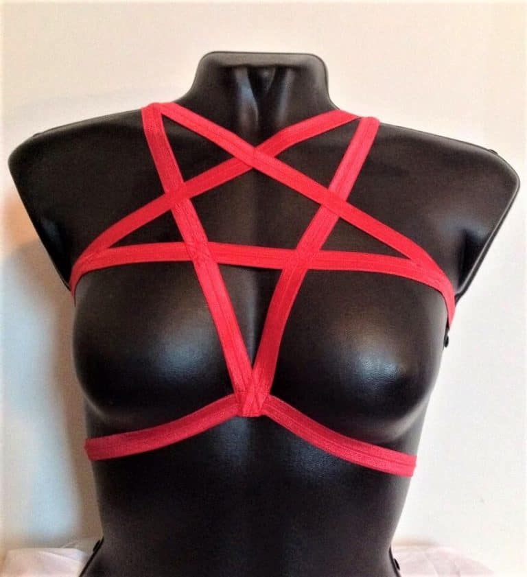 Daisy Cutter Burlesque - Luna Pentagram Harness Top