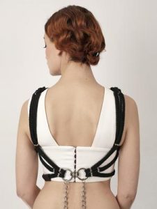 HOSHI Harness in Black Rope Bondage Shibari for Women 