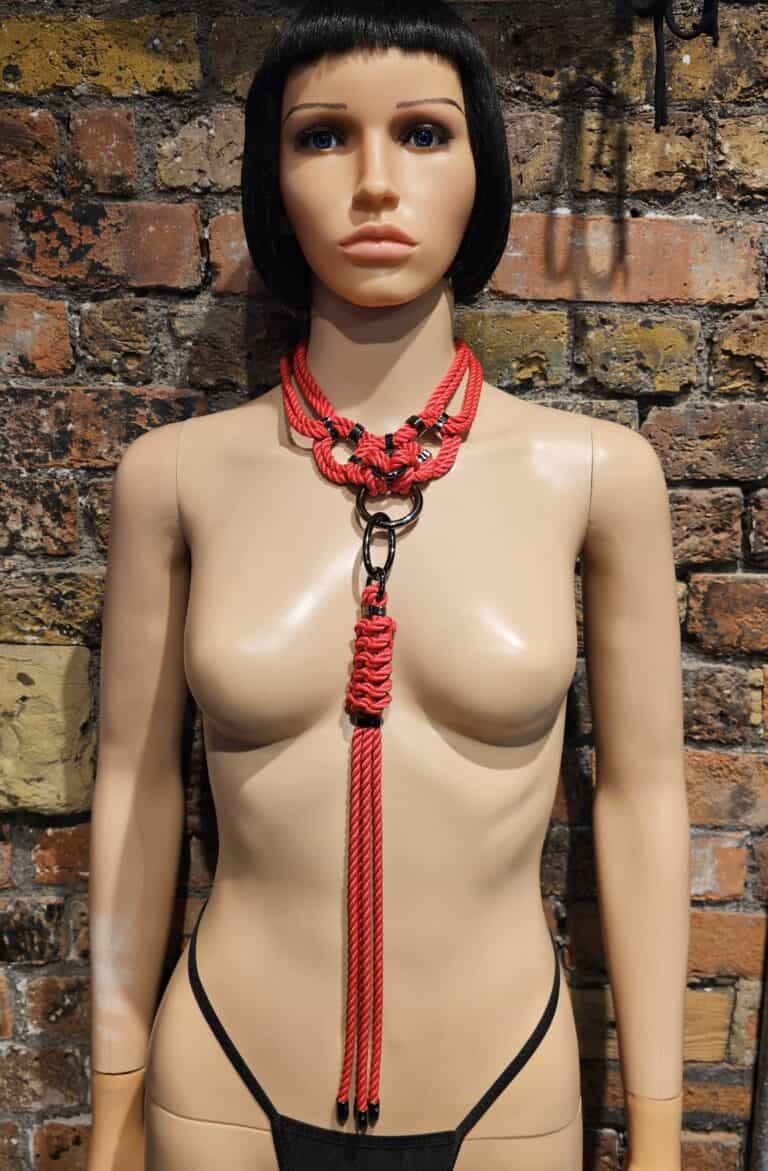 FIGURE OF A - Set - Megami Choker with Detachable Flogger - Exclusive to FAB.LONDON