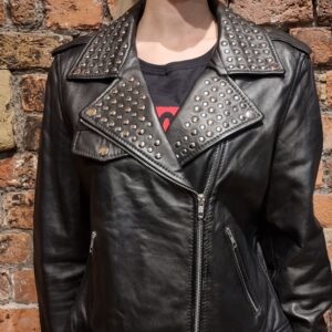 FAB.LONDON - Jacket - Ladies - LLD - Biker Studded (Was £300)