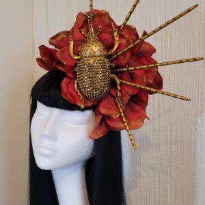 Dollies Little Folies - Headpiece - Golden Scarabae - One-Off and Exclusive to FAB.LONDON