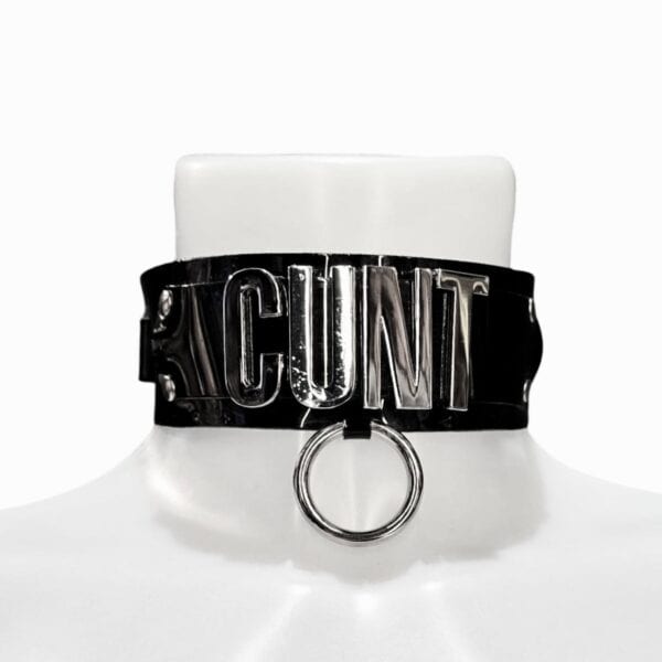 Ada Zanditon Couture - Collar - Cunt (with O-Ring) - Exclusive To FAB.LONDON