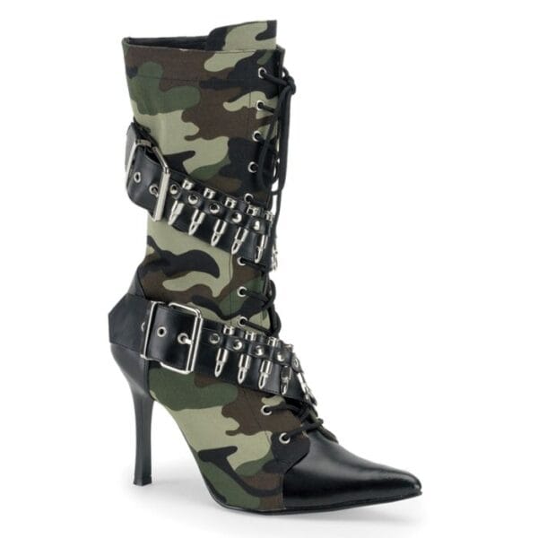 Boots - Funtasma by Pleaser USA - Militant-128 Ankle Boot (UK6)(RRP £125)